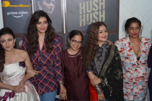 Hush Hush Trailer Launch attended by Ayesha Jhulka, Karishma Tanna, Soha Ali Khan, Tanuja Chandra and others