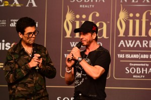 Shah Rukh Khan and Karan Johar attend IIFA 2024 Press Conference