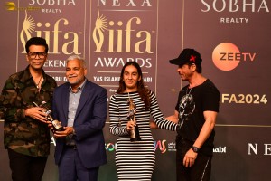 Shah Rukh Khan and Karan Johar attend IIFA 2024 Press Conference