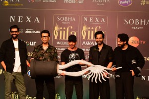 Shah Rukh Khan and Karan Johar attend IIFA 2024 Press Conference