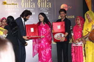 IIFA 2025 Press Conference attended by Shah Rukh Khan, Nora Fatehi, and Kartik Aaryan