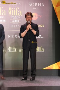 IIFA 2025 Press Conference attended by Shah Rukh Khan, Nora Fatehi, and Kartik Aaryan