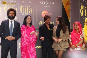 IIFA 2025 Press Conference attended by Shah Rukh Khan, Nora Fatehi, and Kartik Aaryan