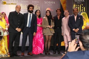 IIFA 2025 Press Conference attended by Shah Rukh Khan, Nora Fatehi, and Kartik Aaryan