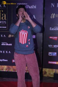 Salman Khan, Varun Dhawan and Farhan Akhtar attend the IIFA press conference on Nov 29