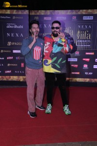 Salman Khan, Varun Dhawan and Farhan Akhtar attend the IIFA press conference on Nov 29