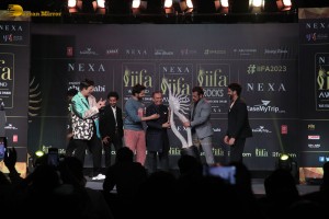 Salman Khan, Varun Dhawan and Farhan Akhtar attend the IIFA press conference on Nov 29