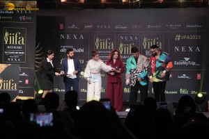 Salman Khan, Varun Dhawan and Farhan Akhtar attend the IIFA press conference on Nov 29