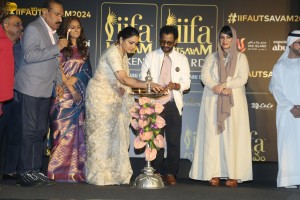 IIFA Utsavam 2024 Press Meet attended by Rana Daggutabi, Raashi Khanna, Sreeleela, Simran, Kushboo Sundar, Faria Abdullah, and others