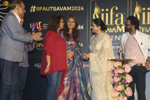 IIFA Utsavam 2024 Press Meet attended by Rana Daggutabi, Raashi Khanna, Sreeleela, Simran, Kushboo Sundar, Faria Abdullah, and others