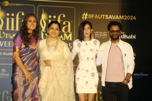 IIFA Utsavam 2024 Press Meet attended by Rana Daggutabi, Raashi Khanna, Sreeleela, Simran, Kushboo Sundar, Faria Abdullah, and others