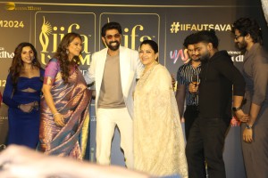 IIFA Utsavam 2024 Press Meet attended by Rana Daggutabi, Raashi Khanna, Sreeleela, Simran, Kushboo Sundar, Faria Abdullah, and others