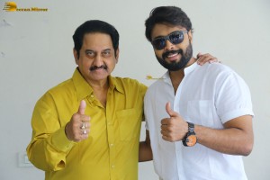 Telugu movie IQ press meet attended by Actor Suman and other cast and crew
