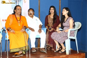 Telugu movie IQ press meet attended by Actor Suman and other cast and crew