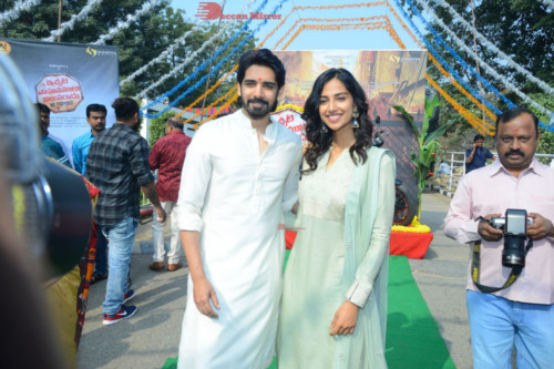 Telugu Movie Ichata Vahanamulu Nilaparadu shoot begins with Sushant and Meenakshi Chaudhary 
