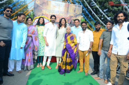 Telugu Movie Ichata Vahanamulu Nilaparadu shoot begins with Sushant and Meenakshi Chaudhary 