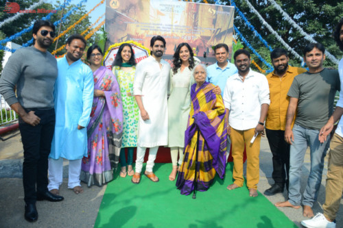 Telugu Movie Ichata Vahanamulu Nilaparadu shoot begins with Sushant and Meenakshi Chaudhary 