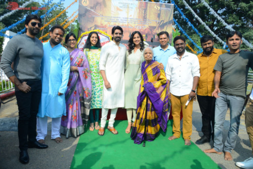 Telugu Movie Ichata Vahanamulu Nilaparadu shoot begins with Sushant and Meenakshi Chaudhary 