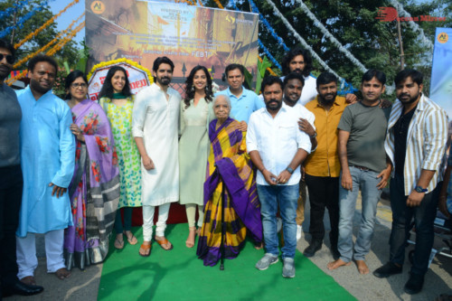 Telugu Movie Ichata Vahanamulu Nilaparadu shoot begins with Sushant and Meenakshi Chaudhary 