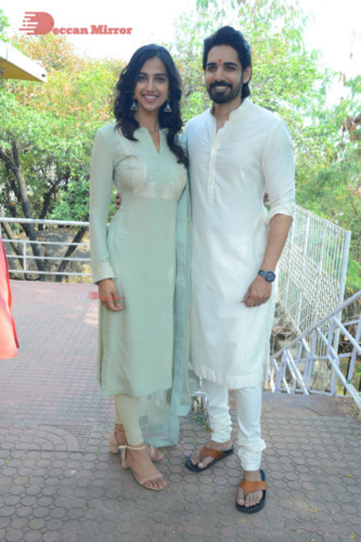 Telugu Movie Ichata Vahanamulu Nilaparadu shoot begins with Sushant and Meenakshi Chaudhary 