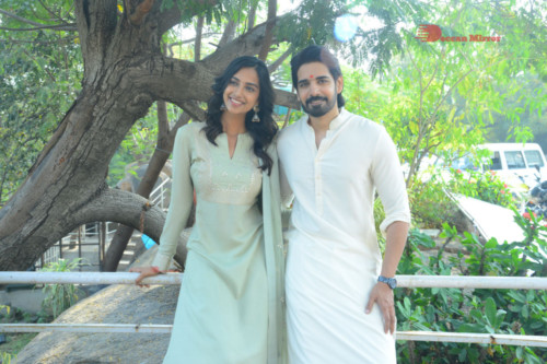 Telugu Movie Ichata Vahanamulu Nilaparadu shoot begins with Sushant and Meenakshi Chaudhary 