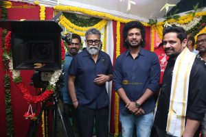 Idupu Kayitham Movie Launch attended by Priyadarshi, Nagadurga, Dil Raju, and Allu Aravind