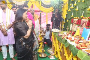 Idupu Kayitham Movie Launch attended by Priyadarshi, Nagadurga, Dil Raju, and Allu Aravind