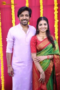 Idupu Kayitham Movie Launch attended by Priyadarshi, Nagadurga, Dil Raju, and Allu Aravind
