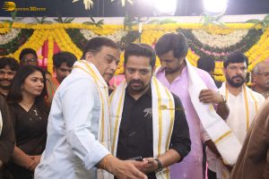 Idupu Kayitham Movie Launch attended by Priyadarshi, Nagadurga, Dil Raju, and Allu Aravind