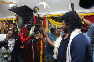 Idupu Kayitham Movie Launch attended by Priyadarshi, Nagadurga, Dil Raju, and Allu Aravind