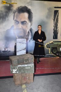 Ikkis Screening attended by Sunny Deol, Bobby Deol, Rekha, Salman Khan, Ameesha Patel, Tabu, and Fatima Sana Shaikh