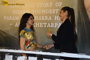 Ikkis Screening attended by Sunny Deol, Bobby Deol, Rekha, Salman Khan, Ameesha Patel, Tabu, and Fatima Sana Shaikh