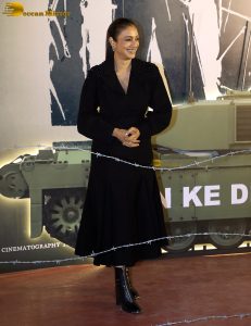 Ikkis Screening attended by Sunny Deol, Bobby Deol, Rekha, Salman Khan, Ameesha Patel, Tabu, and Fatima Sana Shaikh