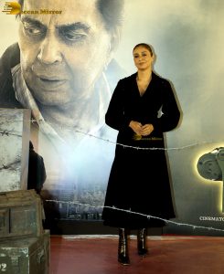 Ikkis Screening attended by Sunny Deol, Bobby Deol, Rekha, Salman Khan, Ameesha Patel, Tabu, and Fatima Sana Shaikh