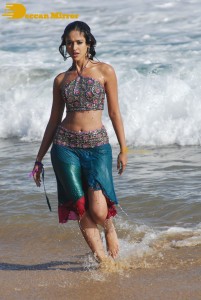 Ileana D’Cruz wet on the beach