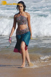 Ileana D’Cruz wet on the beach