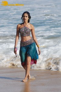 Ileana D’Cruz wet on the beach