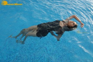 Ileana D’Cruz in a Swimming Pool
