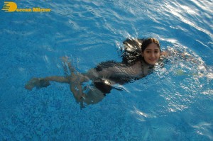 Ileana D’Cruz in a Swimming Pool