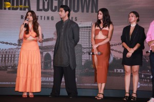 Trailer Launch of the film India Lockdown attended by Shweta Basu Prasad, Sai Tamhankar and Aahana Kumra