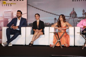 Trailer Launch of the film India Lockdown attended by Shweta Basu Prasad, Sai Tamhankar and Aahana Kumra