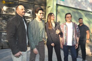 Siddharth Malhotra, Shilpa Shetty, and Vivek Oberoi promote Indian Police Force on Jan 24, 2024