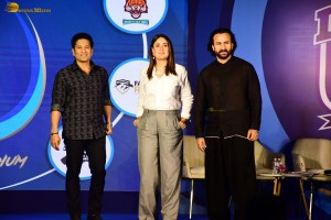 The Launch of Indian Street Premier League Season 2 attended by Sachin Tendulkar, Saif Ali Khan, and Kareena Kapoor