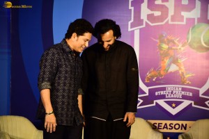 The Launch of Indian Street Premier League Season 2 attended by Sachin Tendulkar, Saif Ali Khan, and Kareena Kapoor