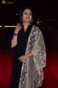 telugu actress indraja cute in a black salwar dress