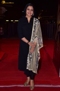 telugu actress indraja cute in a black salwar dress