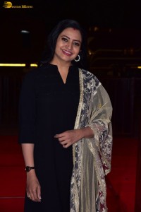 telugu actress indraja cute in a black salwar dress