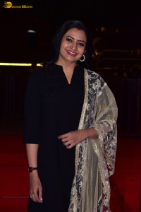 telugu actress indraja cute in a black salwar dress