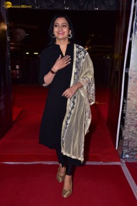 telugu actress indraja cute in a black salwar dress