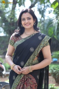 actress indraja photoshoot in saree